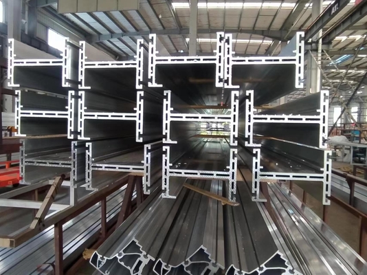 0.8mm-2.0mm Dicke Aluminium Extrusion für Türen und Rahmen System erfüllen GB Standard