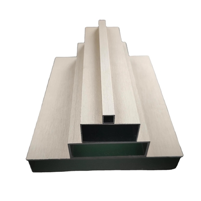Anforderung des Kunden Aluminium Hintergrund Wanddekor Profile mit Holzkorn