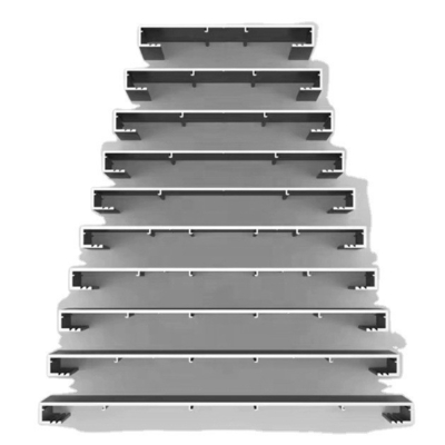 Aluminium Extrusion mit Türrahmen und GB5237-2008 Norm für Präzisionsschneiden CNC