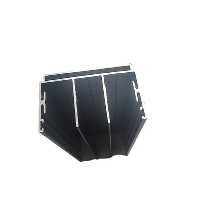 angepasste Farbpulverbeschichtung Türfenster Aluminiumprofile für individuelle Extrusionen
