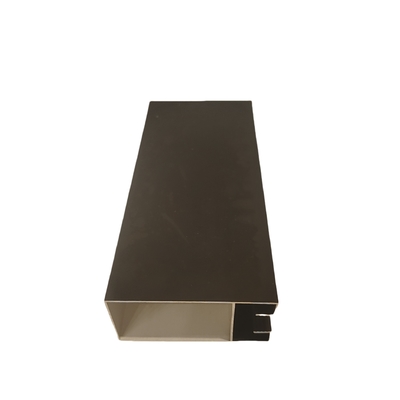 GB-Standard Silber-anodisiertes Aluminiumprofil für benutzerdefinierte pulverbeschichtete Holzkornfenster