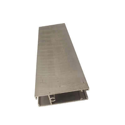 GB-Standard Silber-anodisiertes Aluminiumprofil für benutzerdefinierte pulverbeschichtete Holzkornfenster