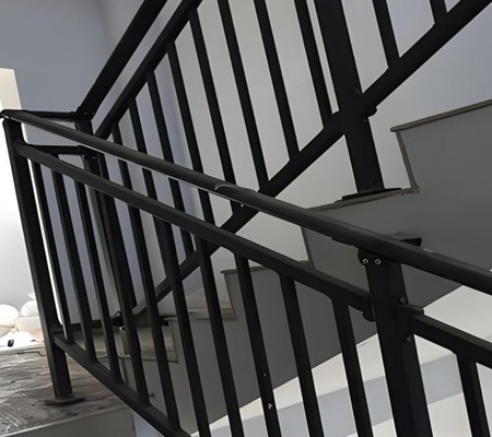 Modernes Design Balkon Glasgeländer Aluminium Handgelenk Balustrade für Treppen Sicherheitszaun