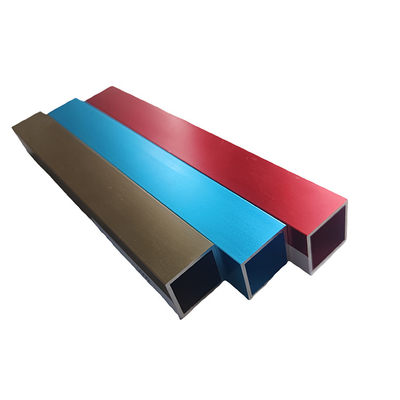Aluminium Extrusionsprofil mit farbenfroher Anodisierungsoberfläche für Dekorationslinie Dorado