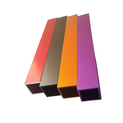 Aluminium Extrusionsprofil mit farbenfroher Anodisierungsoberfläche für Dekorationslinie Dorado