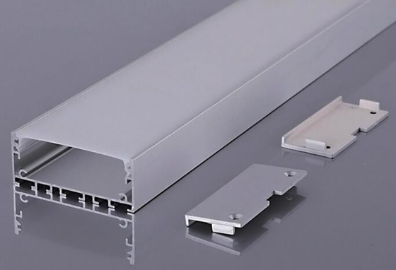 T3-T8 Temper Aluminiumkanal LED-Lichtprofile für die Anpassung von LED-Breitlicht