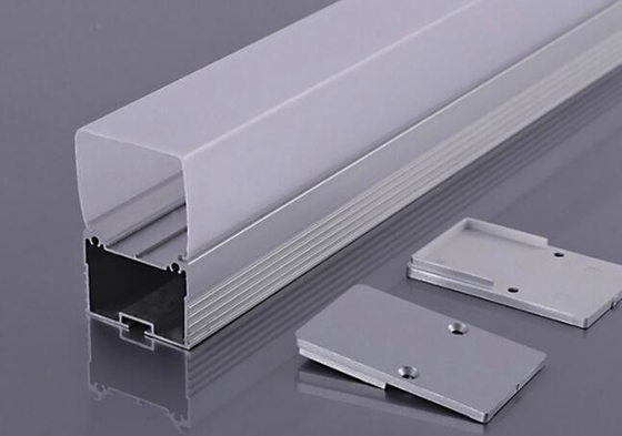 T3-T8 Temper Aluminiumkanal LED-Lichtprofile für die Anpassung von LED-Breitlicht