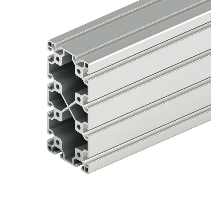 Standard GB5237-2008 80160 Aluminiumrahmenmaterial T Schlitze Extrusion für Produkte