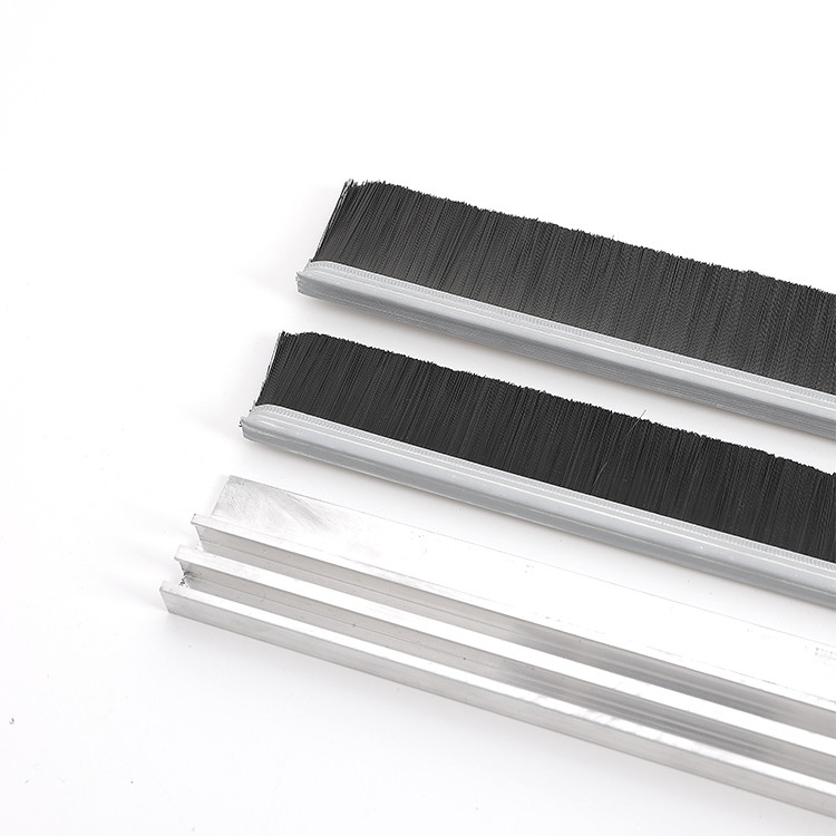 Grauer Aluminium Fenster und Tür Wetterstreifen für Staubsicherheit im modernen einfachen Stil
