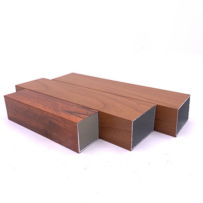 Dekorative Holzfarben Aluminiumprofile mit T3-T8-Temperatur und 0,8 mm-2,0 mm Dicke