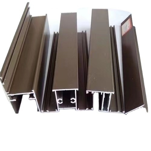 Min. 0,3 mm Wanddicke Bronze-Aluminiumprofil für Tür- und Fensterschneidedienstleistungen
