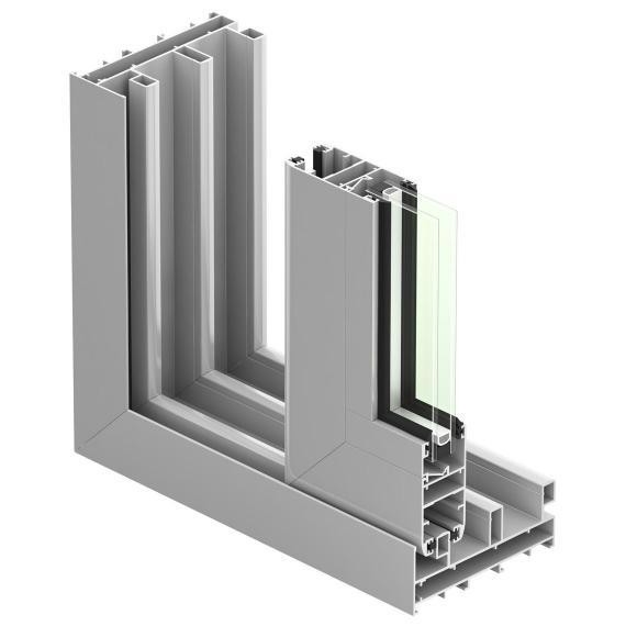 Temper T3-T8 Medera Nicro Blanco Anodisierende Aluminium Extrusion Fenster und Türen Profile