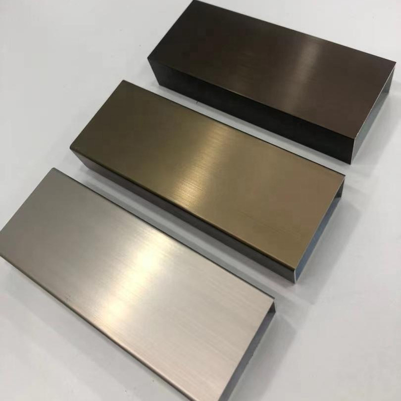 6063 Aluminiumlegierung Bronze Tür- und Fensterprofil für Kundenanforderungen 1003 1004
