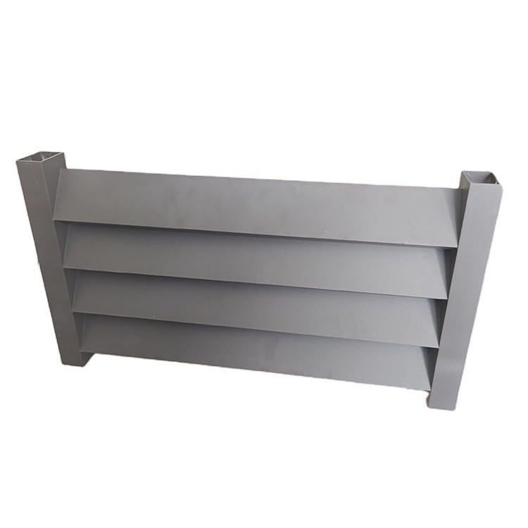Anpassungsgröße Pulver beschichtet Aluminiumlegierung Profile Zaun SX109 Temper T3-T8 Anpassung