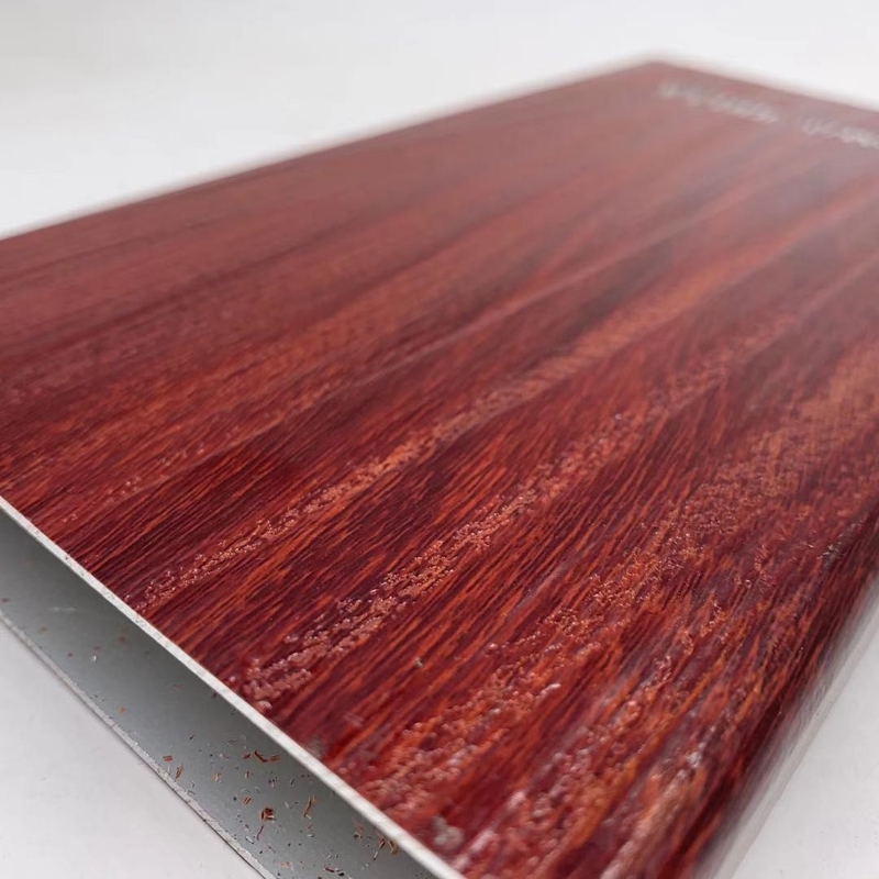 Zusammengestellte Dicke 0,30 mm Holzkorntransfer Aluminiumprofil für Fenster und Türen