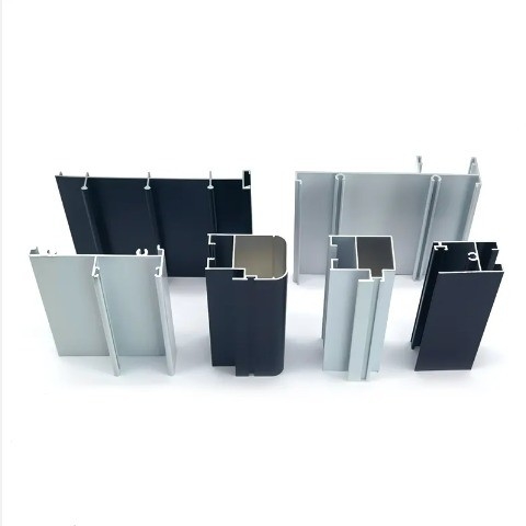 6000 Struktural-Aluminium-Extrusionsrahmen Profil Pulverbeschichtung mit individueller Farbe