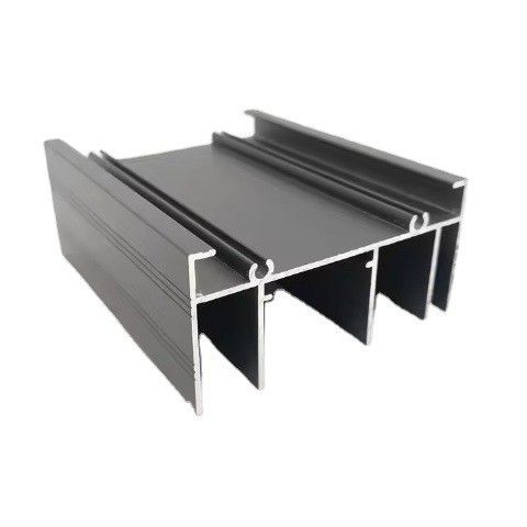 Aluminiumprofile für extrudierte Längen mit Bearbeitung in Blanco und Negro Farbe
