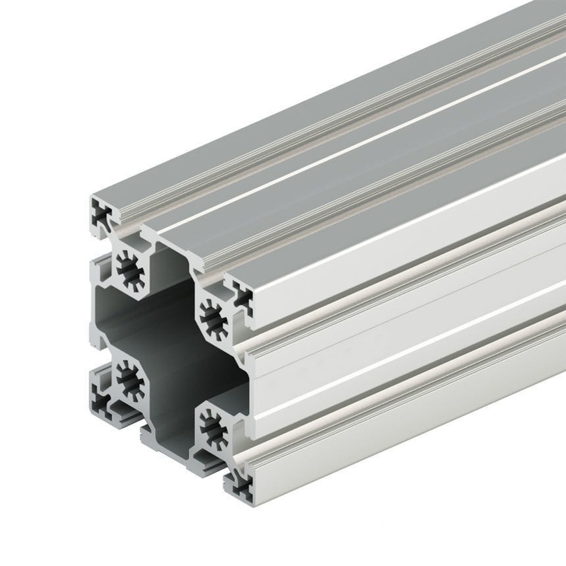 T-Schweißdienst Anodisierte Silber-Aluminium-Extrusionsprofile für individuelle Größen
