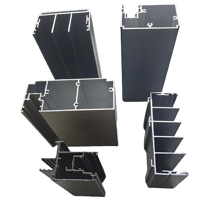 OEM-Aluminium-Extrusionsprofile in kundenspezifischen Farben für die Anodisierung von Türen und Fenstern