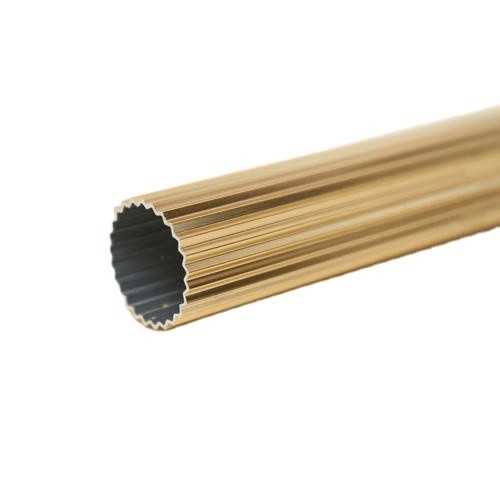 Auf Wunsch des Kunden Quadratische und runde Aluminiumprofile Rundrohr für Vorhangstangen