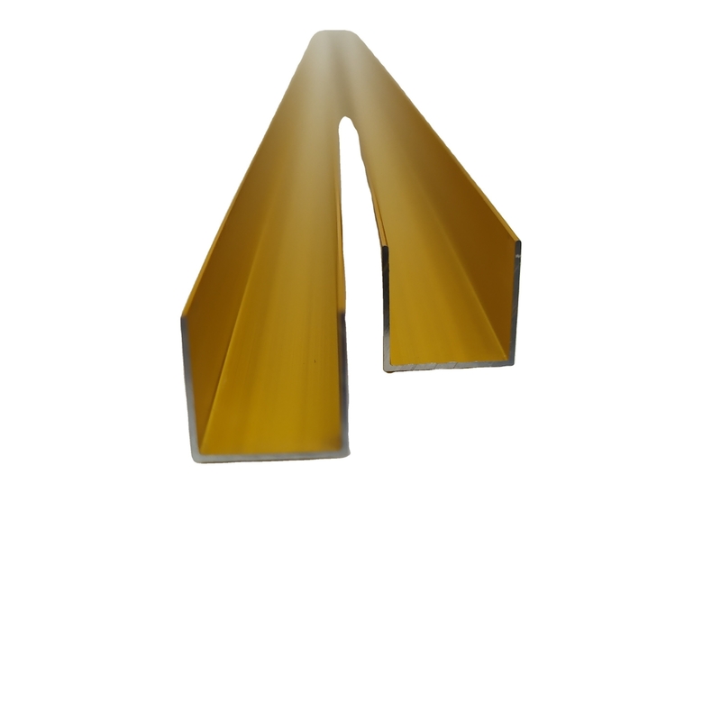 Shengxin U-Kanal Aluminiumprofile Goldfarbe Aluminium Extrusionsprofil