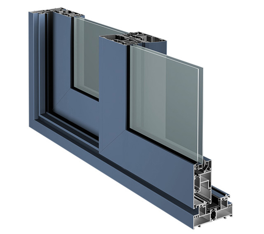 Aluminiumlegierte Extrusionsprofile für Türen und Fenster der Klasse 6000