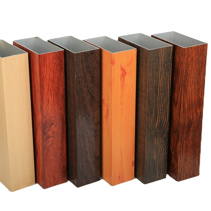 Holzfarbene Aluminiumprofile für Zaunlegierung oder nicht ist Legierung Grade 6000 Serie