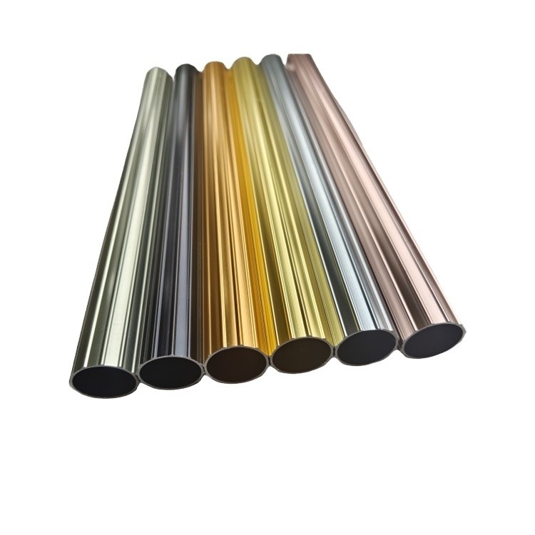 Polerierte, gebürstete, anodisierte, pulverbeschichtete Aluminiumprofile aus Holzkorn für Türen und Fenster