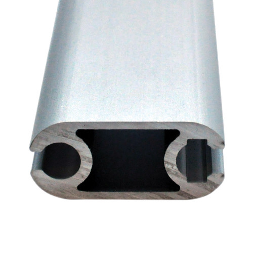 Customized Sliver Aluminium Keder Schienen Spur für Kunden Anforderung 0,8 mm-2,0 mm Dicke