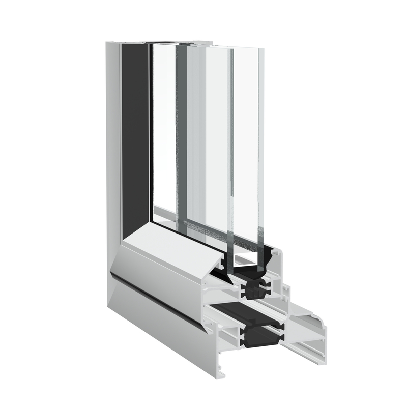 T3-T8 Temper Thermal Break Aluminium Profil Drehschrauber Tür und Fensterrahmen von Shengxin