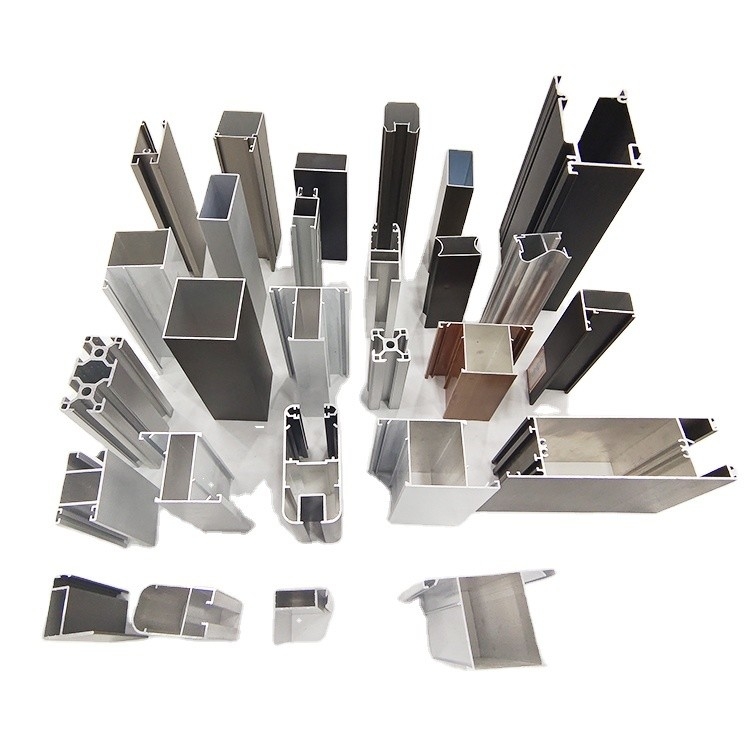 angepasste Farbe 6063 Anodisiertes Aluminiumrahmenprofil für Fenster- und Türsystem