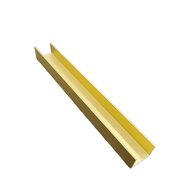 Customized Silber Dekoration Trim Slot Aluminium Kanal mit Schweißverarbeitung Service