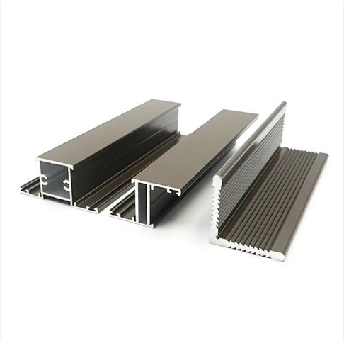 Südafrika Markt Pulverbeschichtung Bronze Aluminium Profil für Fenster und Türen