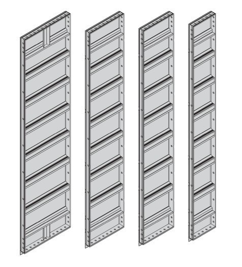 SHENGXIN 6063-T5 Aluminiumrahmen Aluminiumplattenform für Hofbetonform