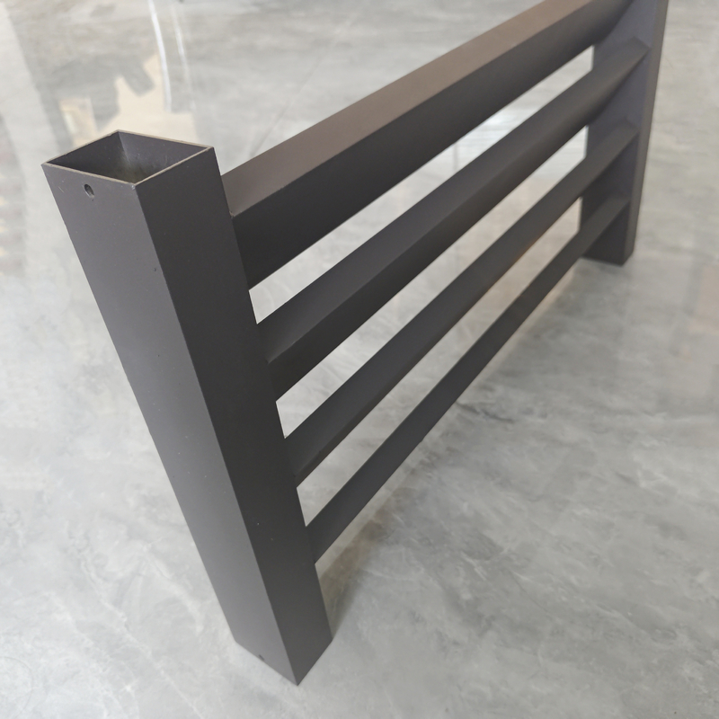 Pulverbeschichtung Fertigbalustraden aus Aluminium für Innen- und Außendekoration